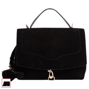 NEW REBECCA MINKOFF Stella Satchel in Black